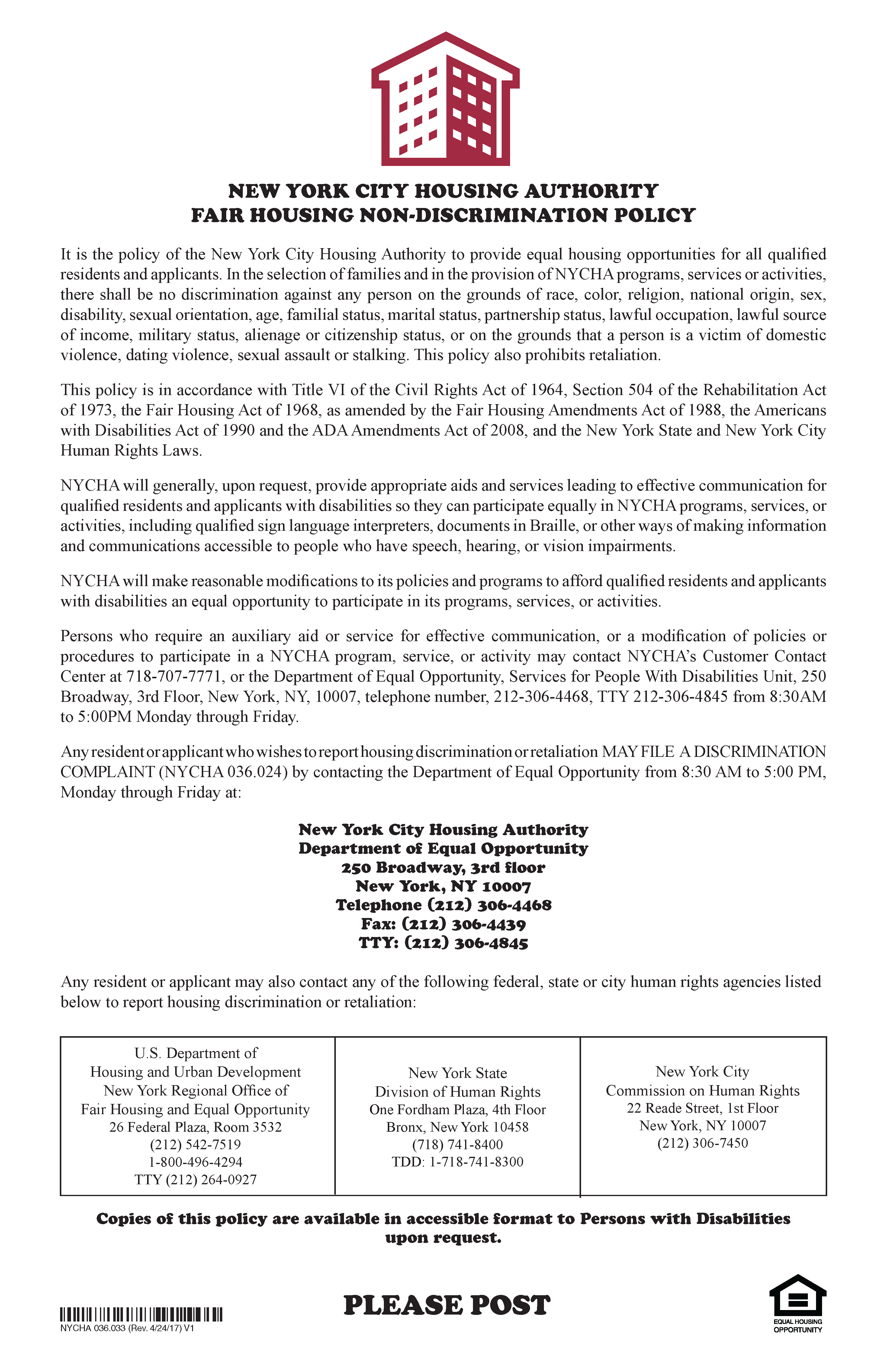 The Fair Housing Act: 50 Years of Progress and Setbacks - NYCHA Now