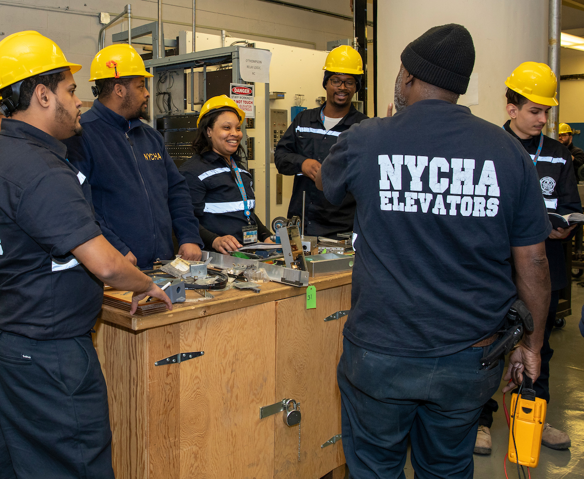 Elevator Training Program Helps Workers Ascend NYCHA Now