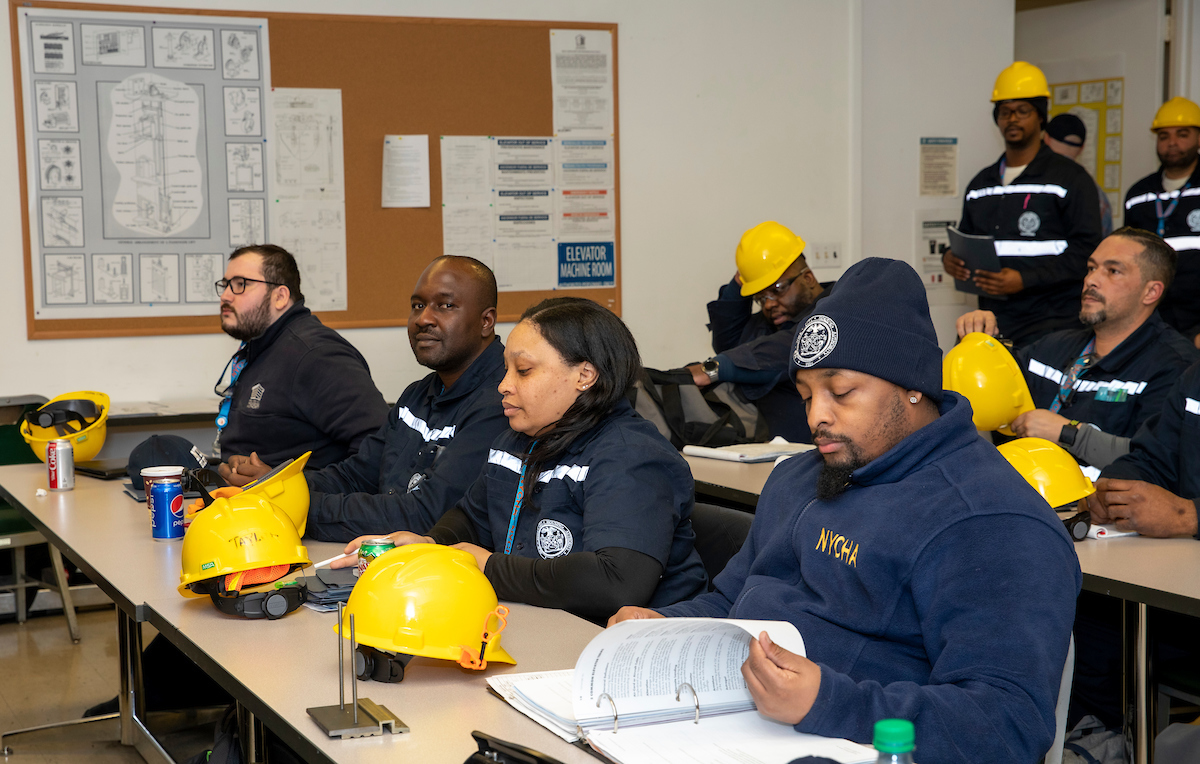 Elevator Training Program Helps Workers Ascend NYCHA Now