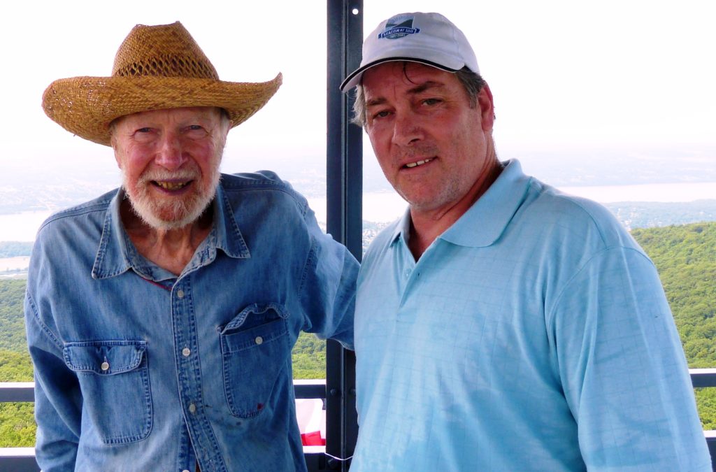 David Rocco and Pete Seeger
