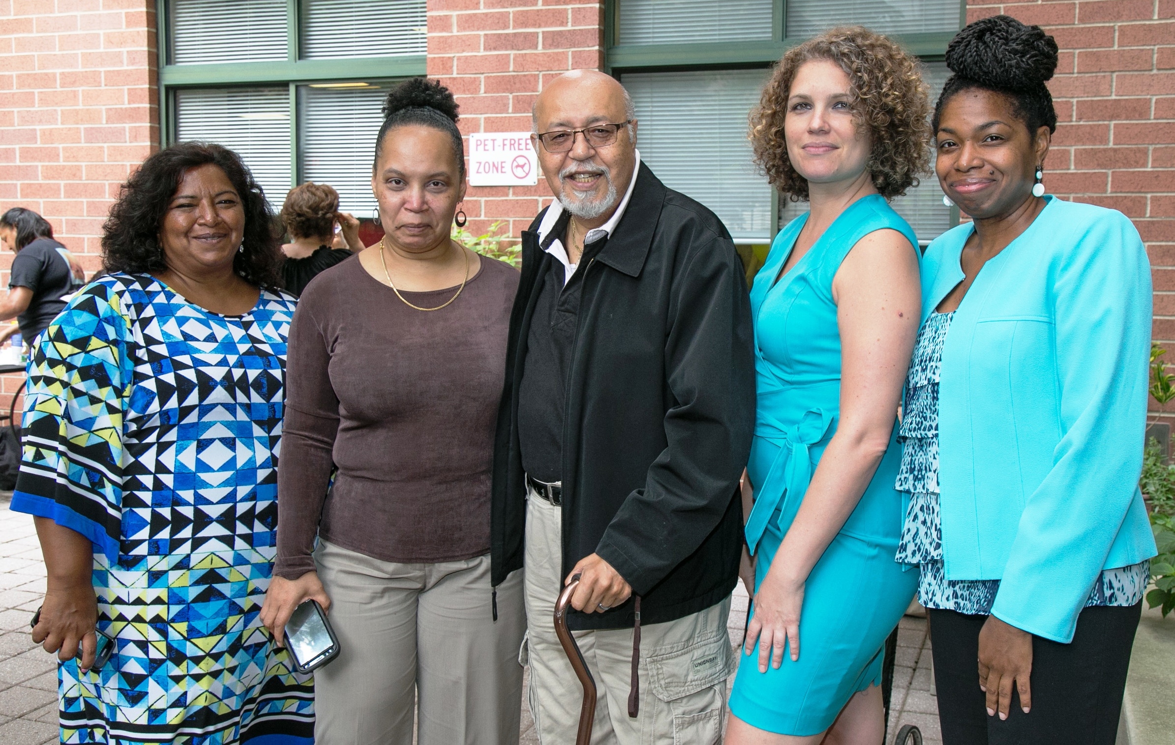 NYCHA staff at the open house