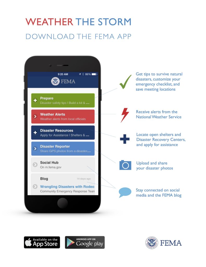 Download the FEMA app