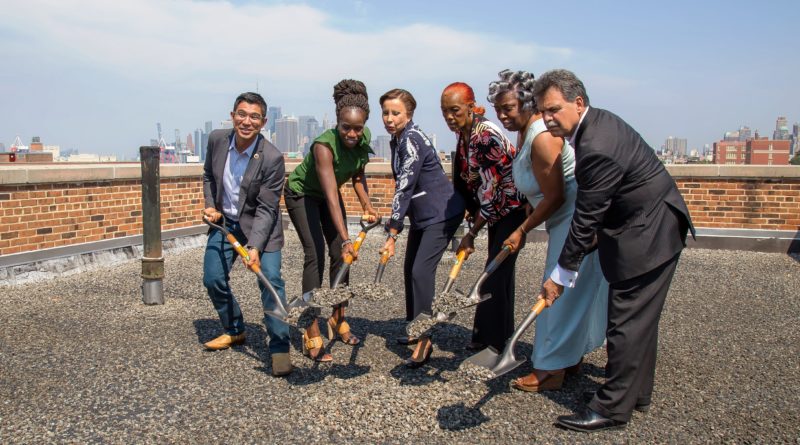Red Hook Houses roof construction project groundbreaking