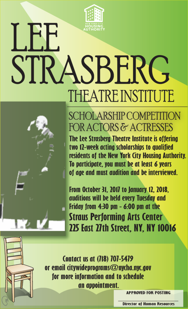 Acting scholarship competition