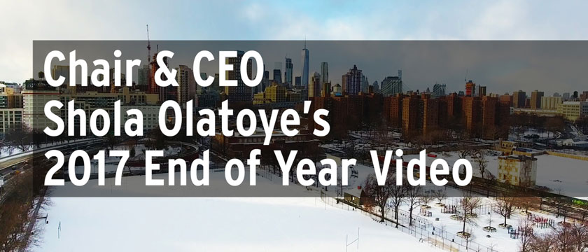 Chair's end of year message