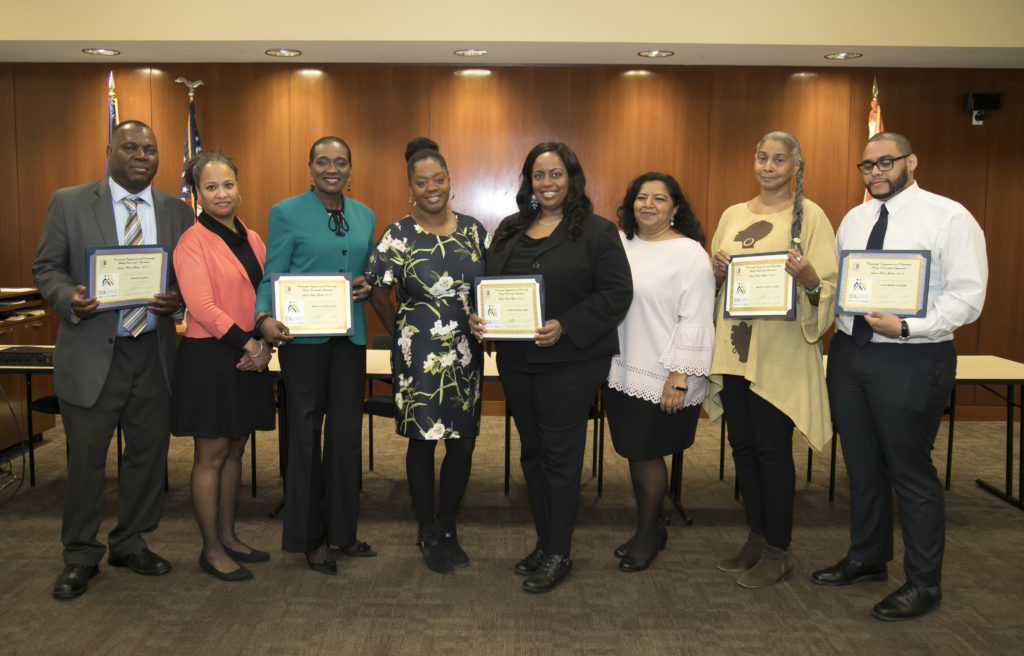 Social work month staff celebration
