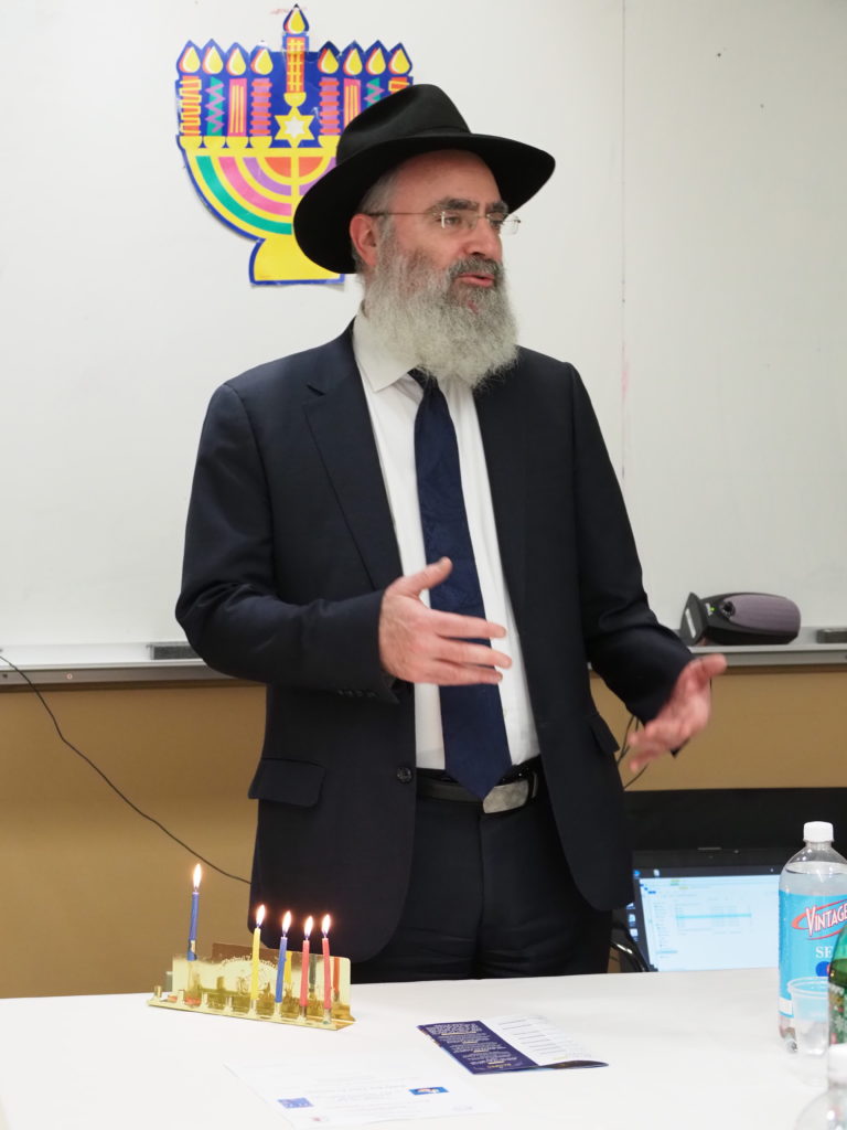 Chanukah celebration guest speaker