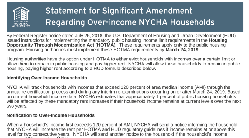 HUD rules on over-income households