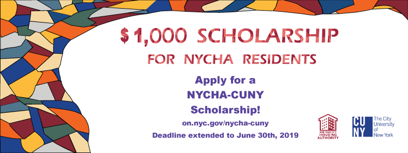NYCHA-CUNY $1,000 scholarships