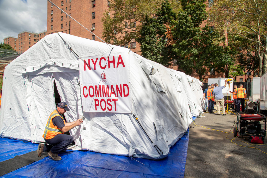 NYCHA command post