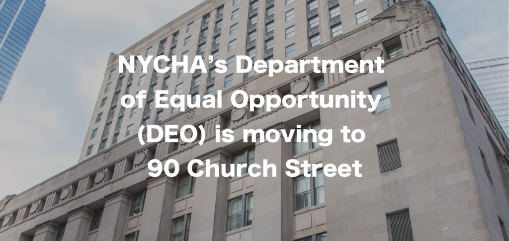 NYCHA's DEO is moving