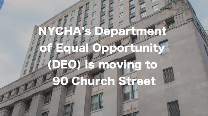 NYCHA's DEO is moving