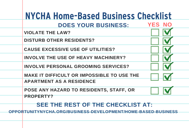Home-based business checklist