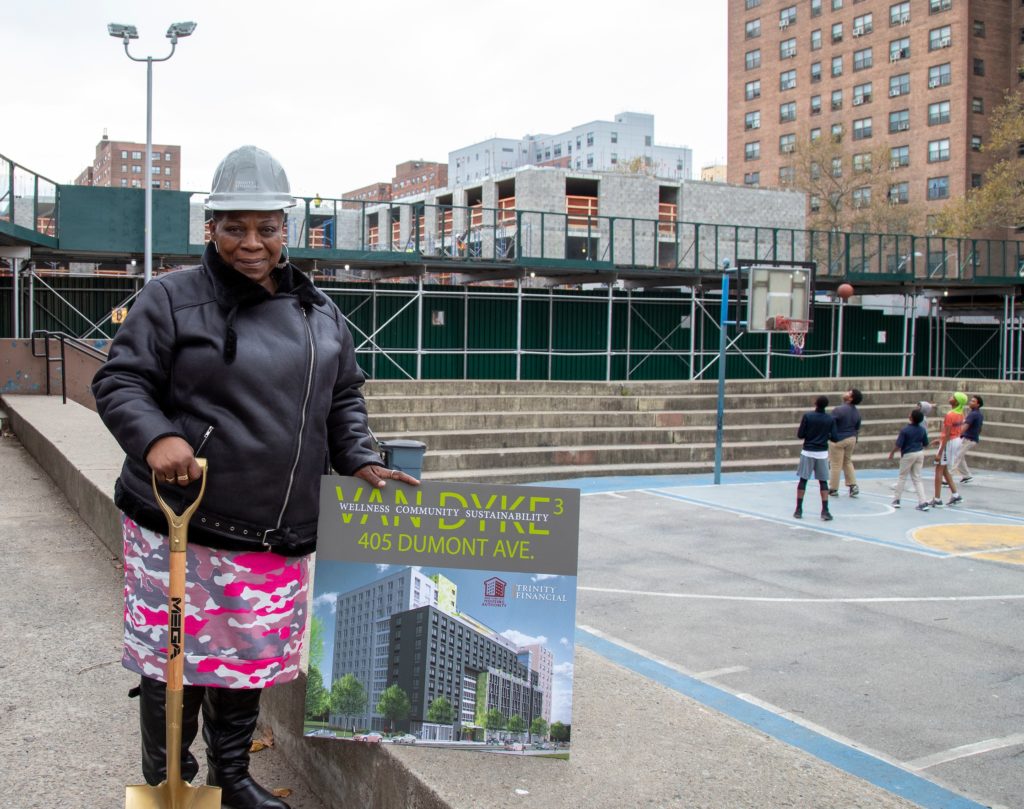 Van Dyke Houses Resident Association President Lisa Kenner.