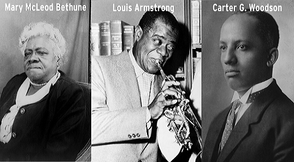 Bethune, Armstrong, Woodson