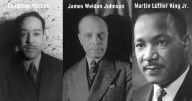 Langston Hughes, James Weldon Johnson, and Martin Luther King