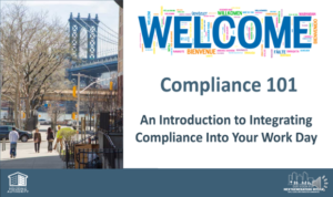 Compliance 101 training