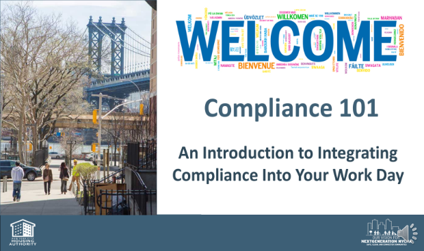 Inspiring A Compliance Culture - NYCHA Now