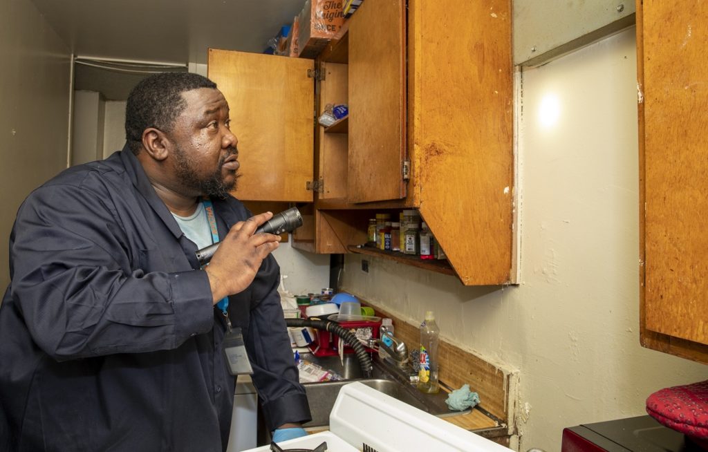 NYCHA Exterminator Shawn Adams