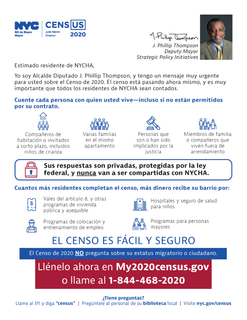 Complete the 2020 census (in Spanish)