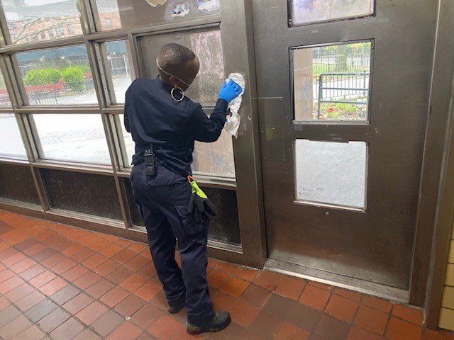 Disinfecting buildings