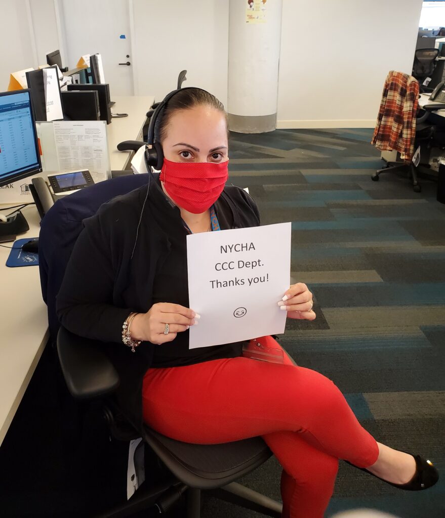 Homemade mask donation