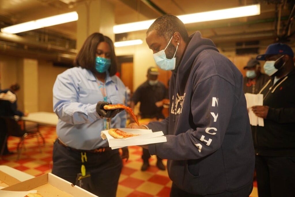 Thanking essential workers