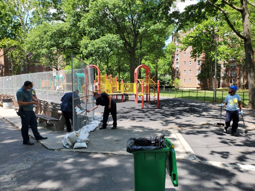 Reopening playground
