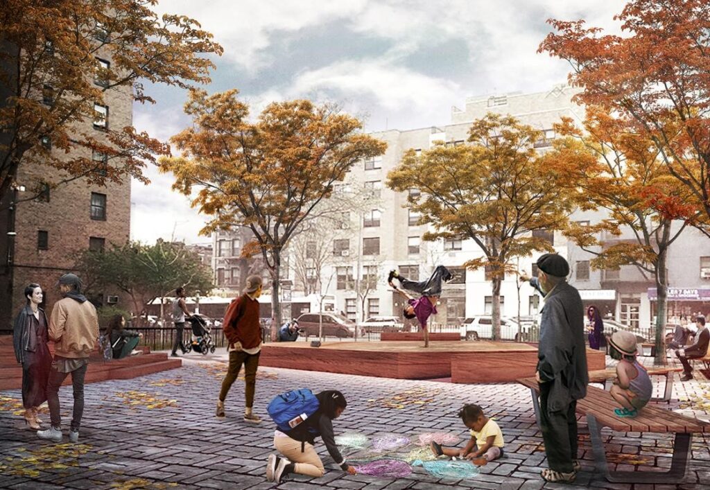 A rendering of the "Opening the Edge" project.