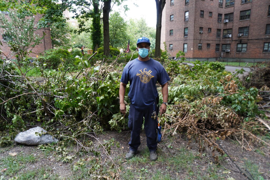 Marcy Houses’ Supervising Groundskeeper Anthony McLeod