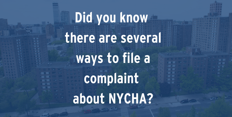 How to file a complaint about NYCHA
