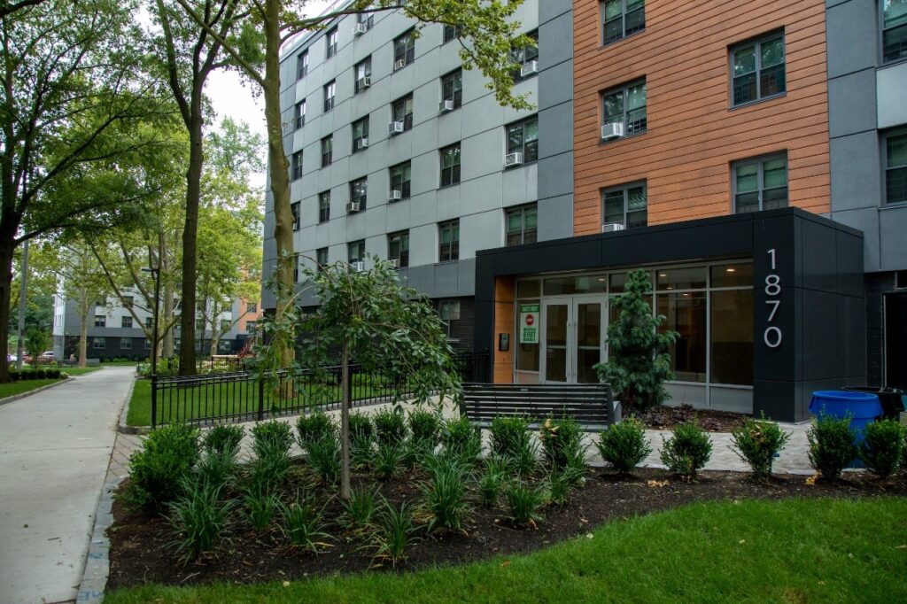 Baychester Building Entrance After