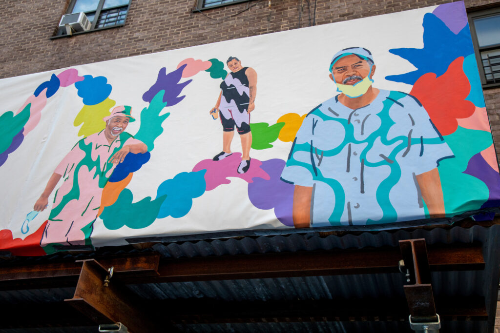 Fulton Houses art