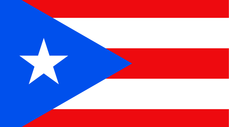 Flag of Puerto Rico designed by Mariana Bracetti