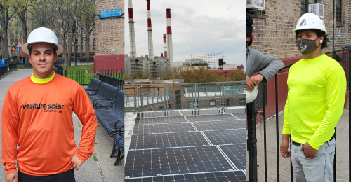 Kelvin Casimiro and Johan Ortiz, Queensbridge Solar Panels