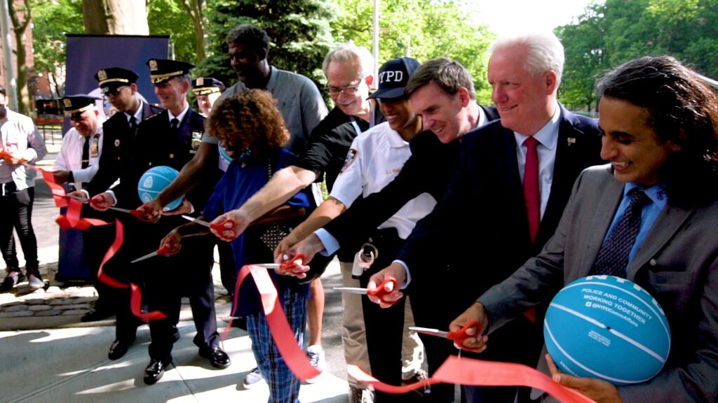 King Towers court ribbon cutting