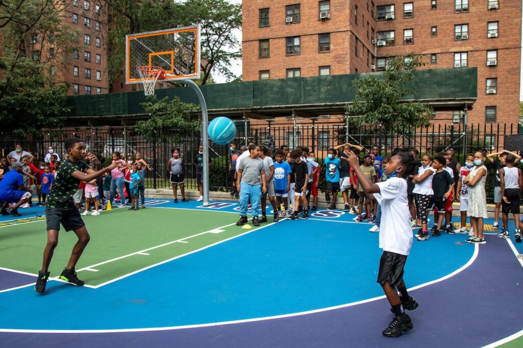Junior Knicks Basketball League kickoff