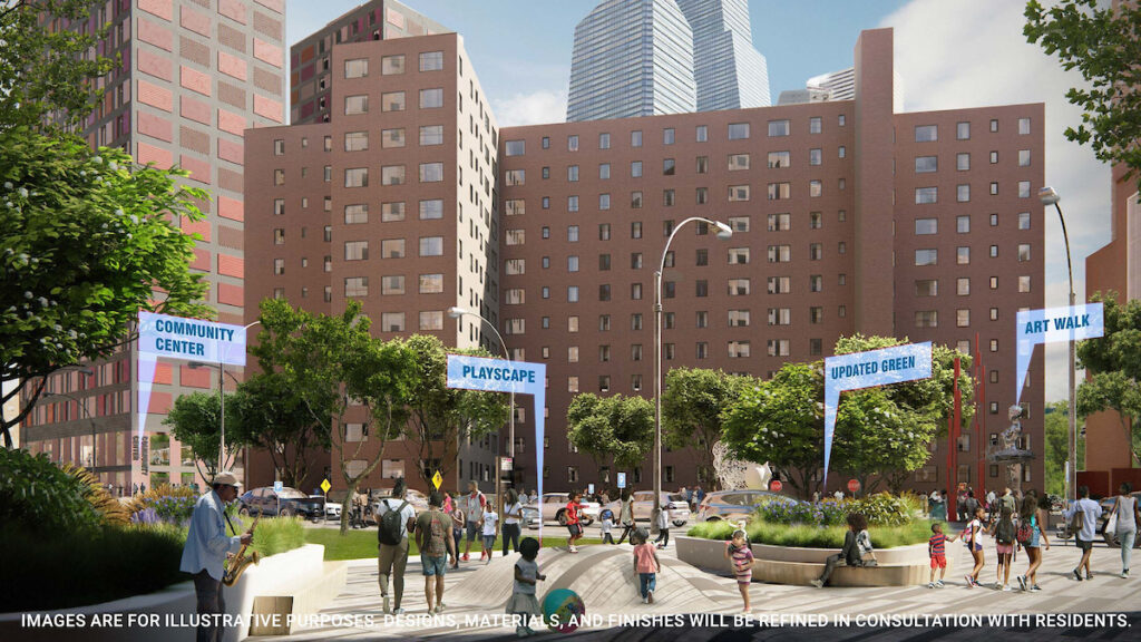 Rendering of improvements