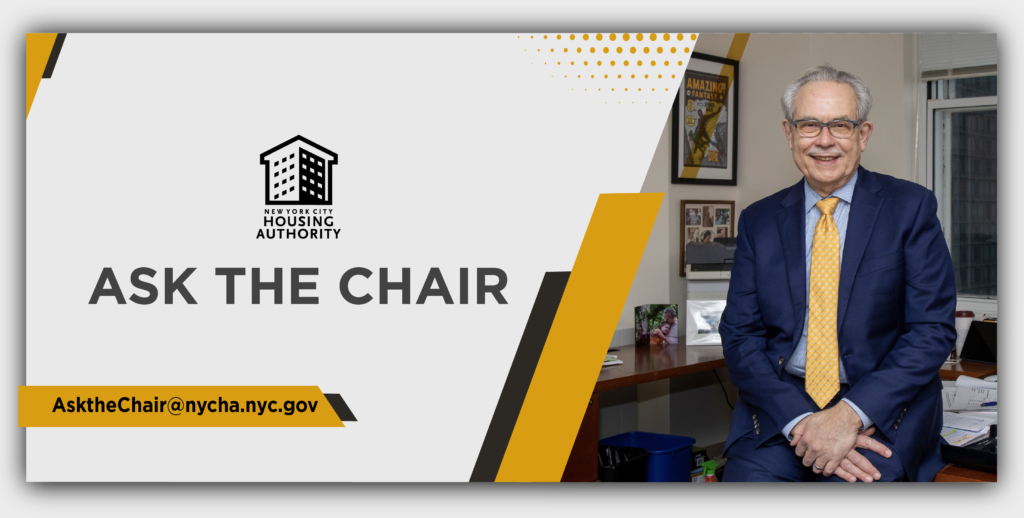 Ask the Chair
