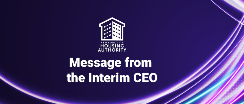 Message from the Interim CEO