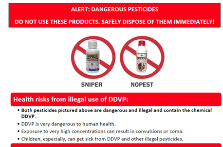 Banned pesticides