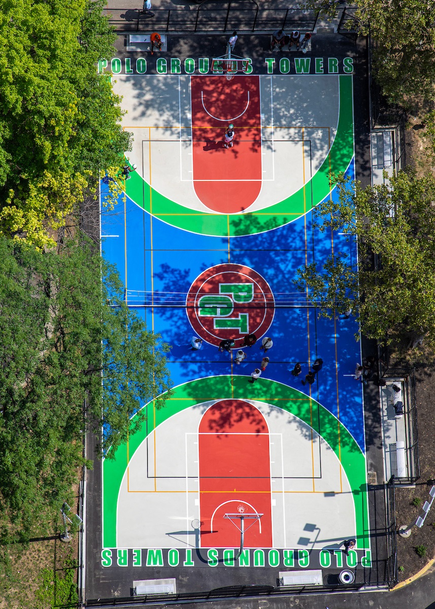 Multipurpose Recreation Area Opens at Polo Grounds Towers NYCHA Now