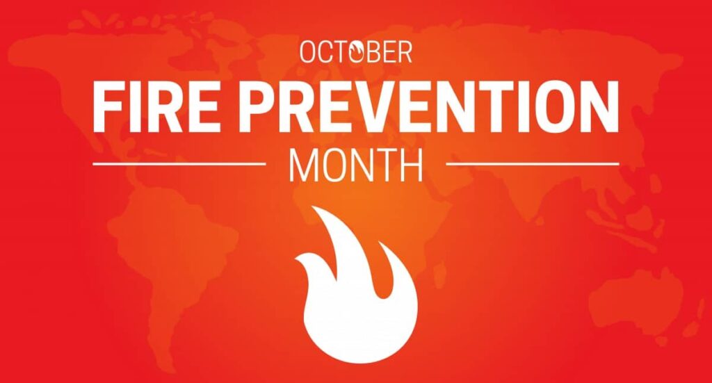 Fire prevention month