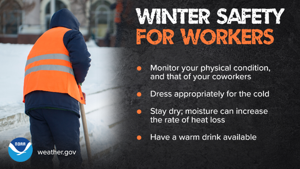 Winter safety for workers