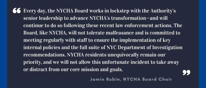 Board chair statement