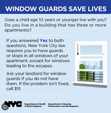 Window guards save lives