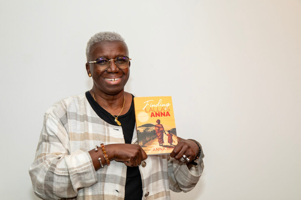 woman holding a book