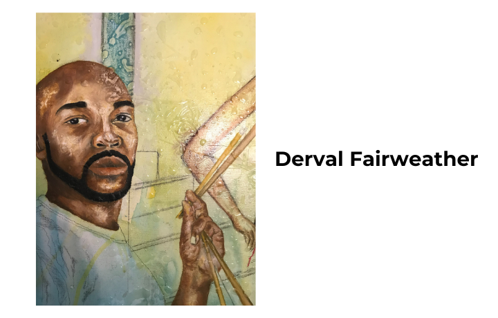 self portrait painting of a man