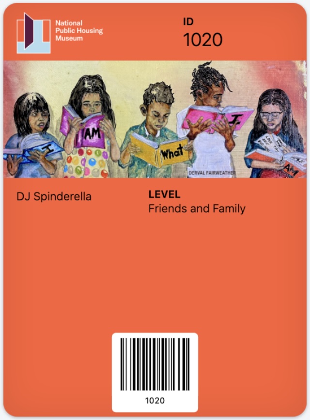 image of digital card with painting of five children reading books