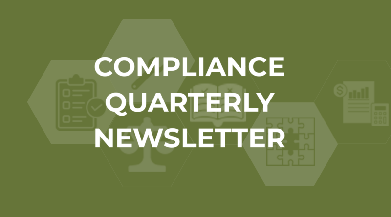 Compliance quarterly newsletter